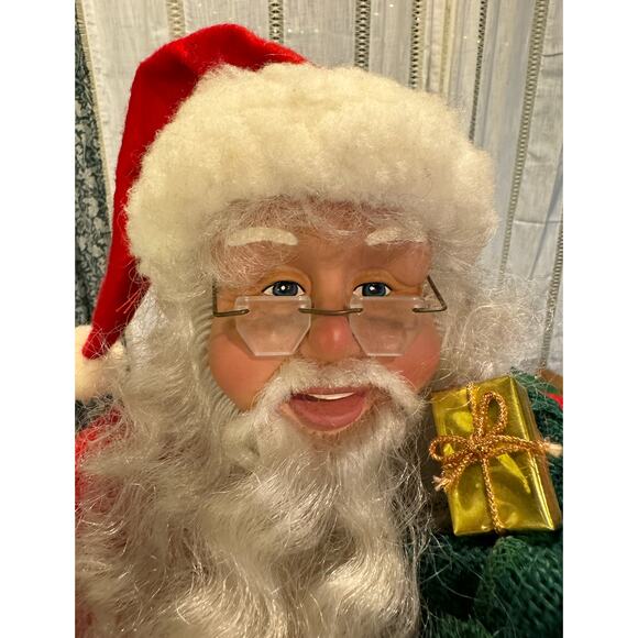 Vintage Holiday Creations 1995 Santa Claus Motionette 26" Tall Moves Works - Picture 3 of 16